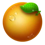 o símbolo de laranja