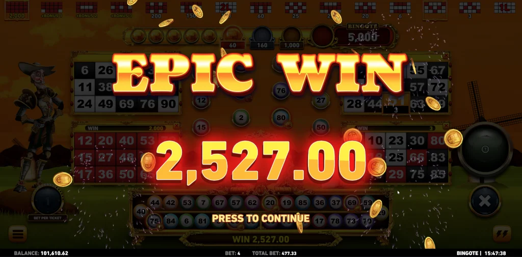 Don Bingote Epic Win 2.527
