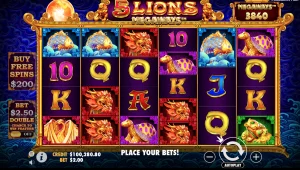 captura de tela do jogo 5 lions megaways