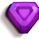 Aztec Clusters violet symbol
